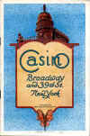 Casino Theatre program cover