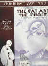 Sheet music for 
    The Cat and the Fiddle